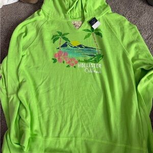 Hollister Lime Green Hoodie